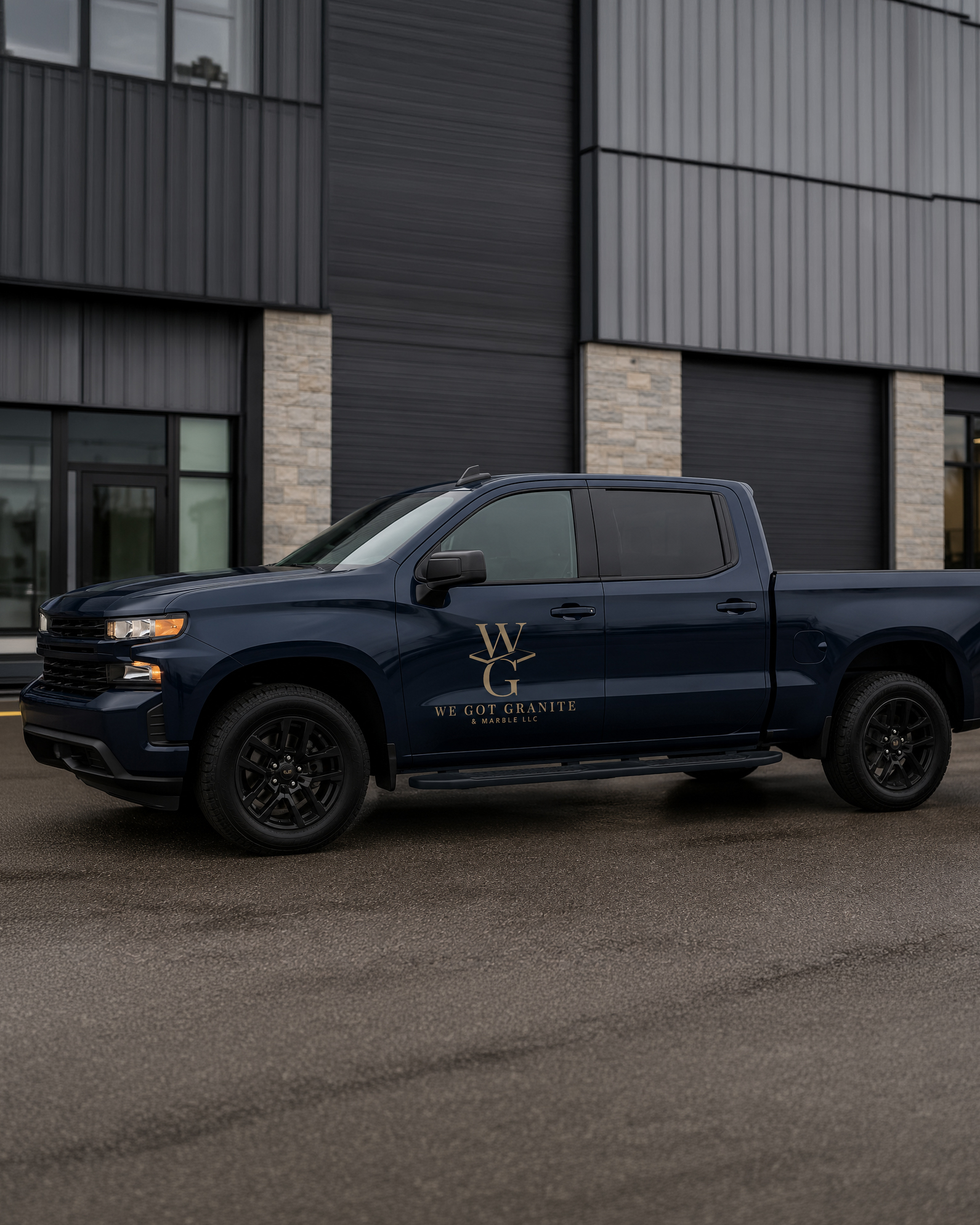 We Got Granite and Marble vehicle branding